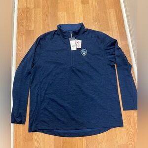 Vineyard Vines x MLB Milwaukee Brewers Quarter Zip Pullover – Men’s XL